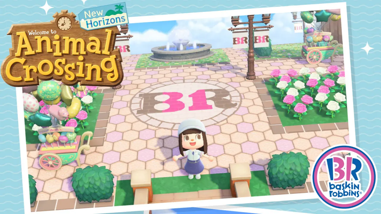 Animal Crossing Reveals First Look at New Baskin-Robbins Dream Island