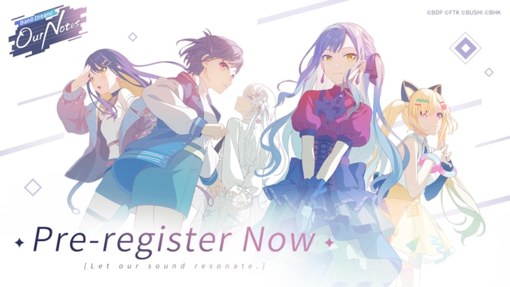 BanG Dream! Our Notes Opens Global Pre-Registration and Closed Beta Test Sign-Ups " - Games Press