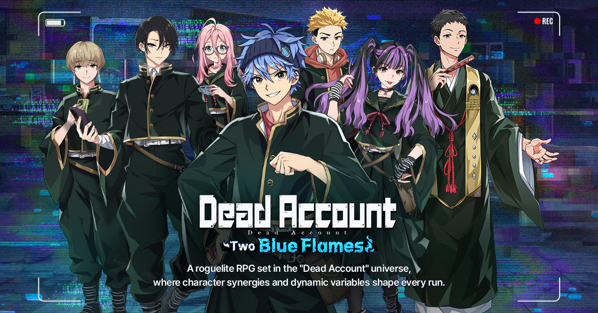 Dead Account : Two Blue Flames Official Website - Pre-registration