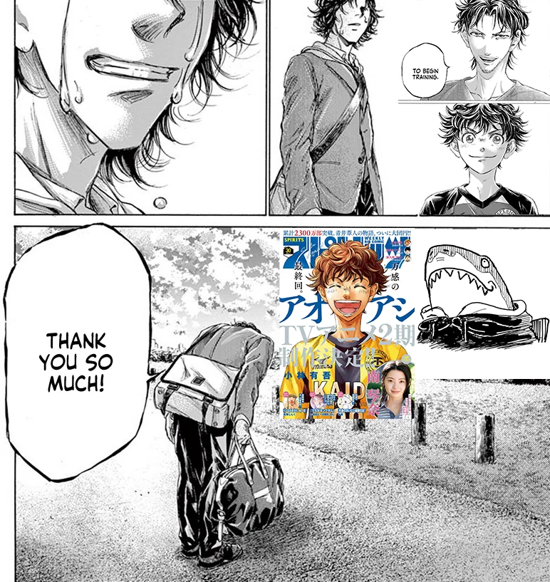 Ao Ashi FINAL Chapter 410 English : r/Ao_Ashi