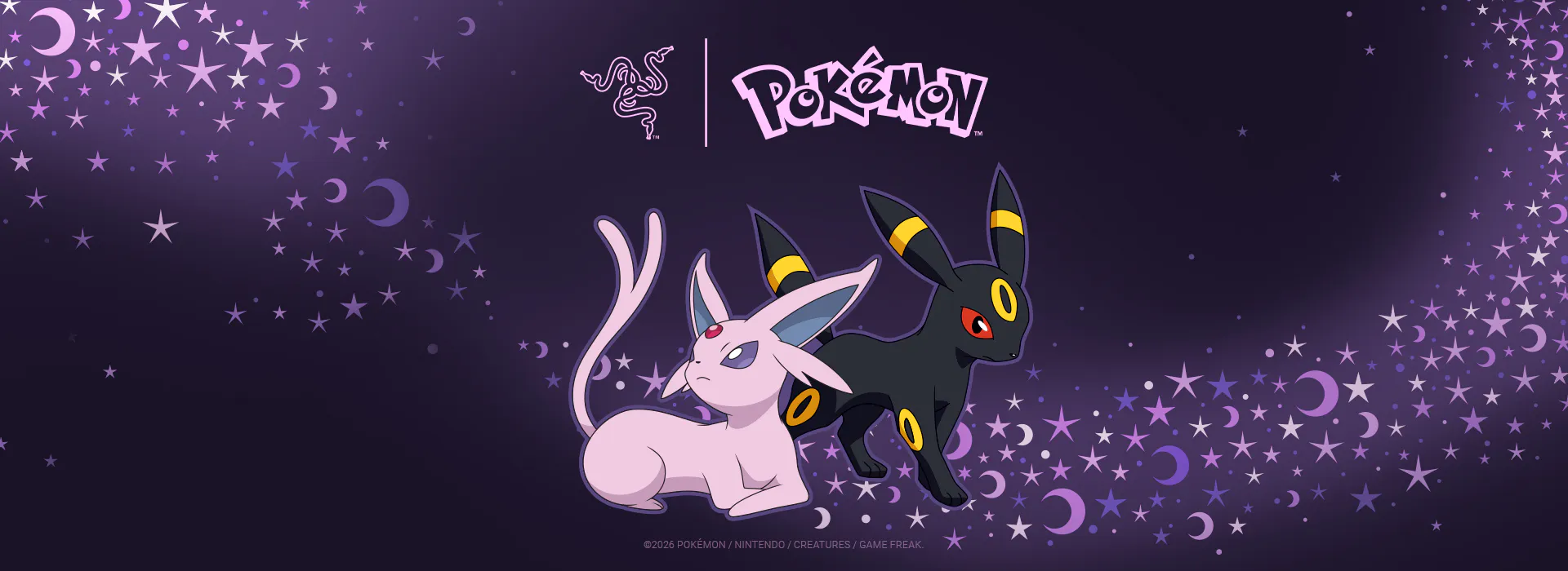 Pokémon Razer Collab - Espeon & Umbreon Collection Gaming Peripherals | Razer United States