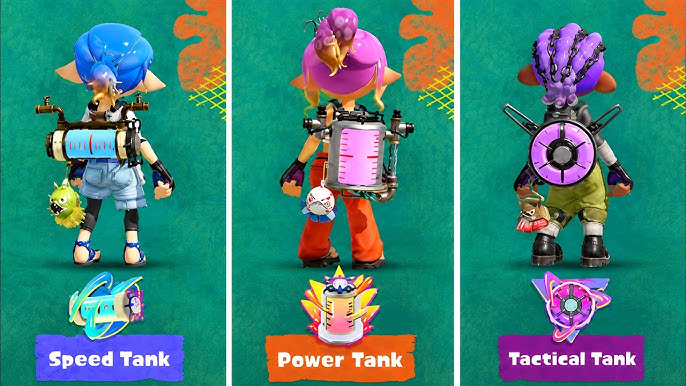 Splatoon Raiders - All Weapons & Gadgets Showcase