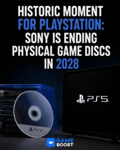 Historic moment for PlayStation: Physical disc production ending in January 2028 for new games releasing on PlayStation consoles : r/GameBoostOfficial