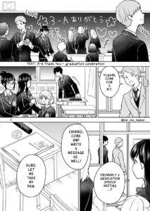 Chihiro on the day of the graduation ceremony and Yugami one year later [Translated] : r/Yugami