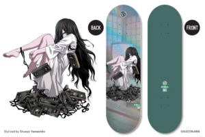 HORROR BISHOUJO SADAKO SKATEBOARD DECK – KOTOBUKIYA US ONLINE