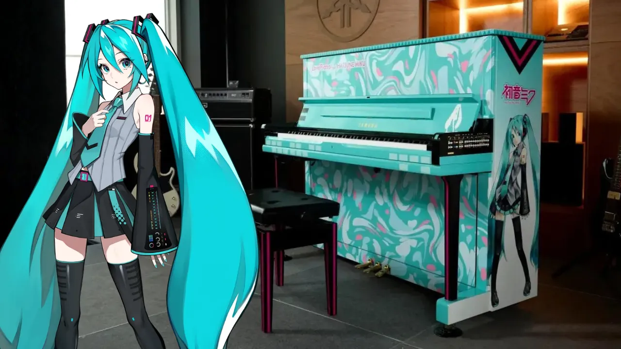 Yamaha Unveils New Official Hatsune Miku Piano