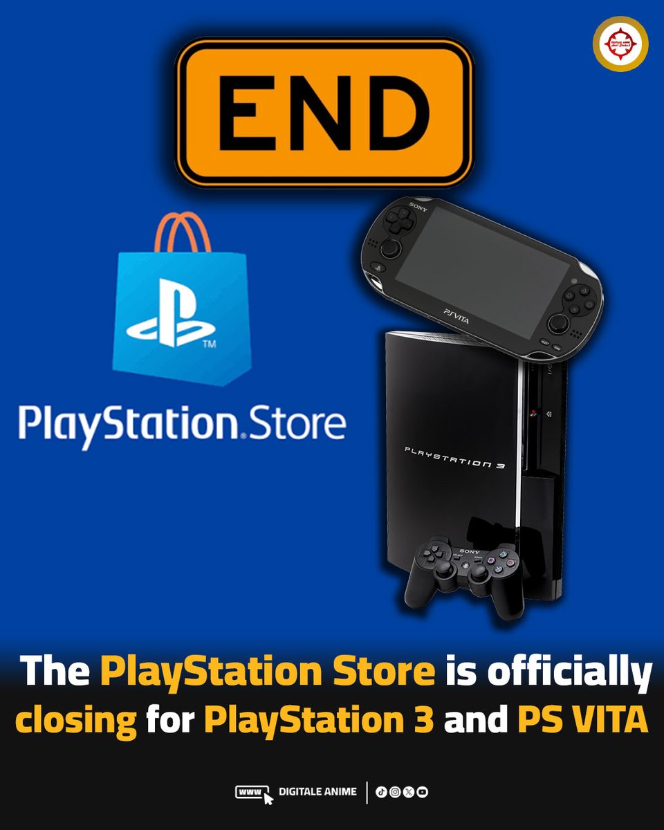 🚨 The End of an Era in PlayStation History... Officially 💔 PlayStation has announced the gradual closure of the PlayStation Store for PlayStation 3 and PS Vita, with a complete global shutdown scheduled for 2027 😔