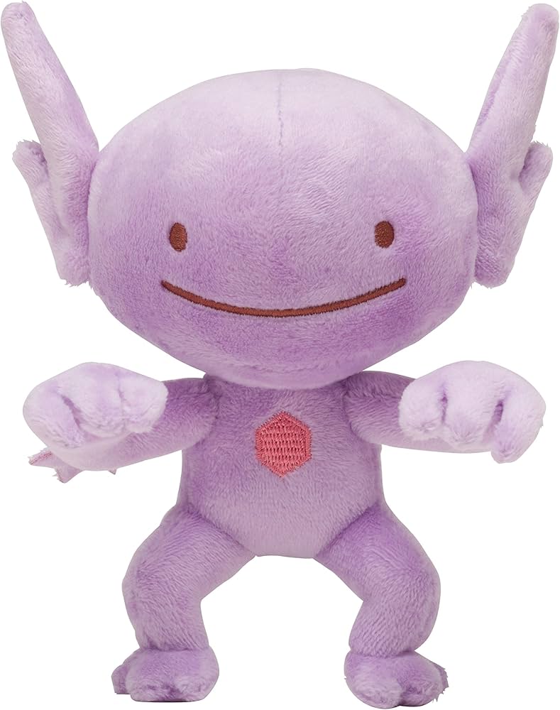 Amazon.co.jp: Pokemon Center Original Plush Henshin Metamon Gecko 6.7 x 4.5 x 3.3 inches (17 x 11.5 x 8.5 cm) : Toys & Games