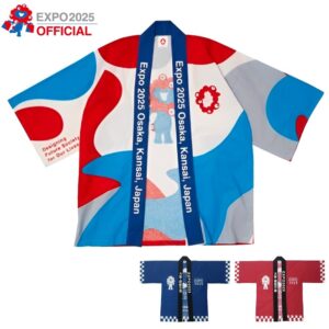 EXPO 2025 Oficial Goods Happi Coat MYAKU-MYAKU & Logo 100% Cotton JAPAN NEW