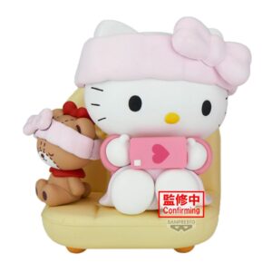 Amazon.com: Banpresto - Sanrio - Hello Kitty (ver. A) Relaxing Time at Home Figure : Toys & Games