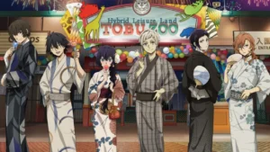Bungo Stray Dogs' Announces New Tobu Zoo Collab with Limited Edition Yukata Themed Merch