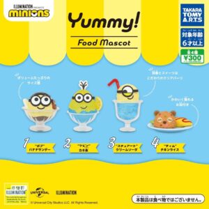 Minions Yummy Food Mascot Gacha Figure complete 4 set Capsule Toy Stuart Bob JP | eBay