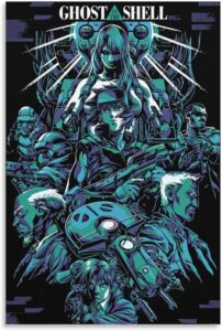 Amazon.com: Anime Ghost in The Shell Poster Canvas Wall Art Posters Gifts Bedroom Painting 12x18inch(30x45cm): Posters & Prints