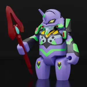 Evangelion: New Theatrical Edition 'BRICK ROID Unit-01, New Unit-02α, Unit-13' Block-Style Articulated Figures Make a Cute Debut!