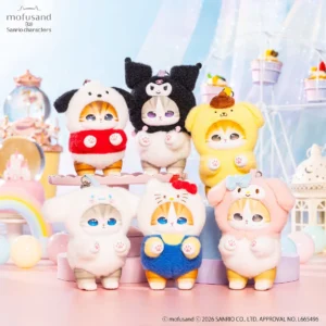 Mofusand × SANRl0 Characters Series Vinyl Plush Pendant Blind Box (PRE – WHOOPEA