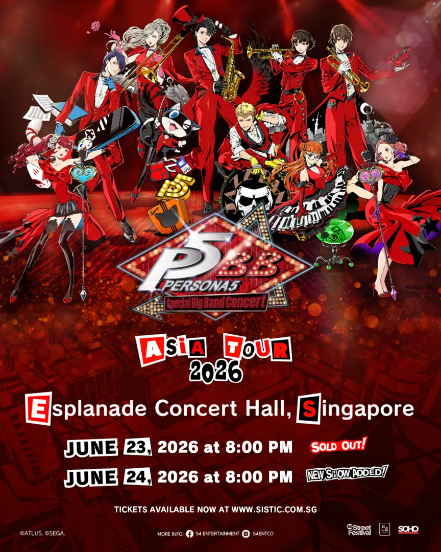 The 'PERSONA 5 Special Big Band Concert Asia Tour 2026' adds 2nd