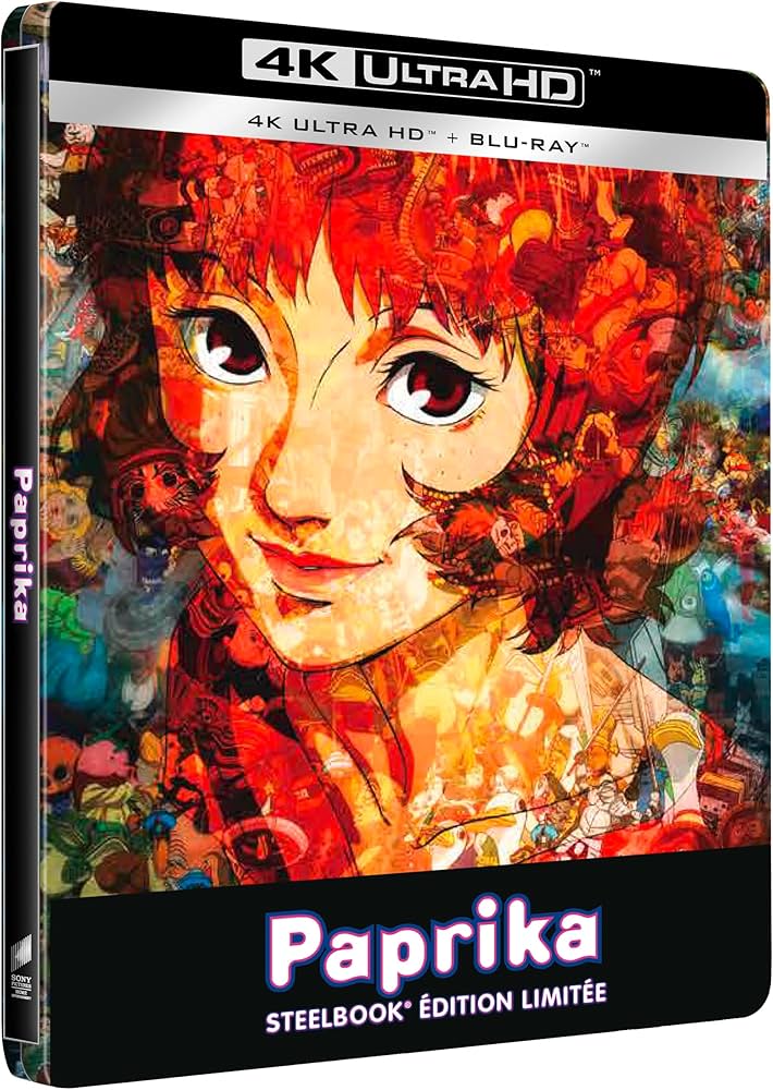 Amazon: Paprika [4K Ultra HD + Blu-Ray-Édition boîtier SteelBook]: DVD et Blu-ray: HD-DVD