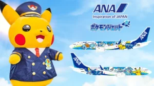 ANA Reveals Pokémon Jet Blue as Pokémon 30th Anniversary Fleet Prepares to Take Flight
