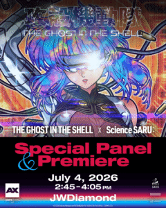 Anime Expo 2026 to host the series' exclusive U.S. premiere screening and an official panel featuring Director Mokochan and Executive Animation Director Shuhei Handa. | NEWS | THE GHOST IN THE SHELL