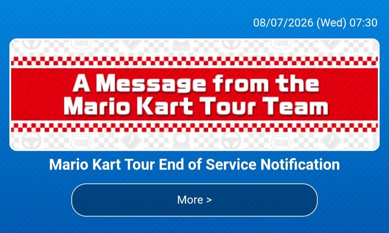 Mario Kart Tour ending service Sept. 30th, 2026 (UPDATE) | GoNintendo