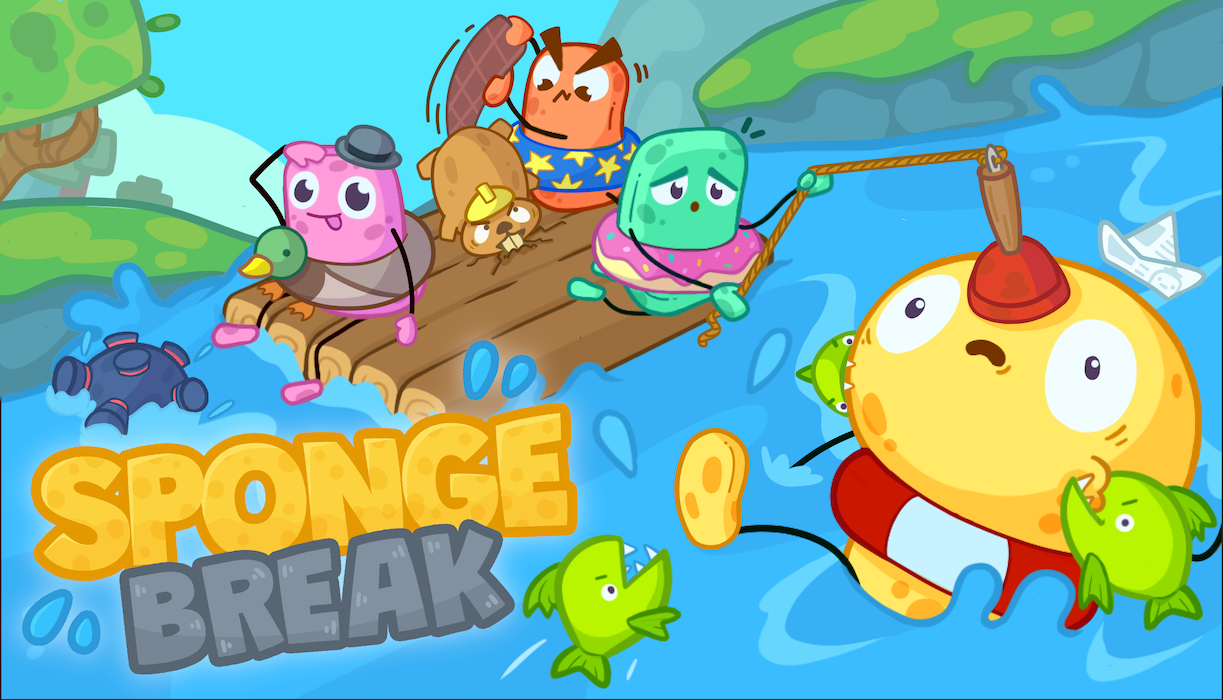 Goose Byte Games and Balor Games reveal rafting game Sponge Break - GamesBeat
