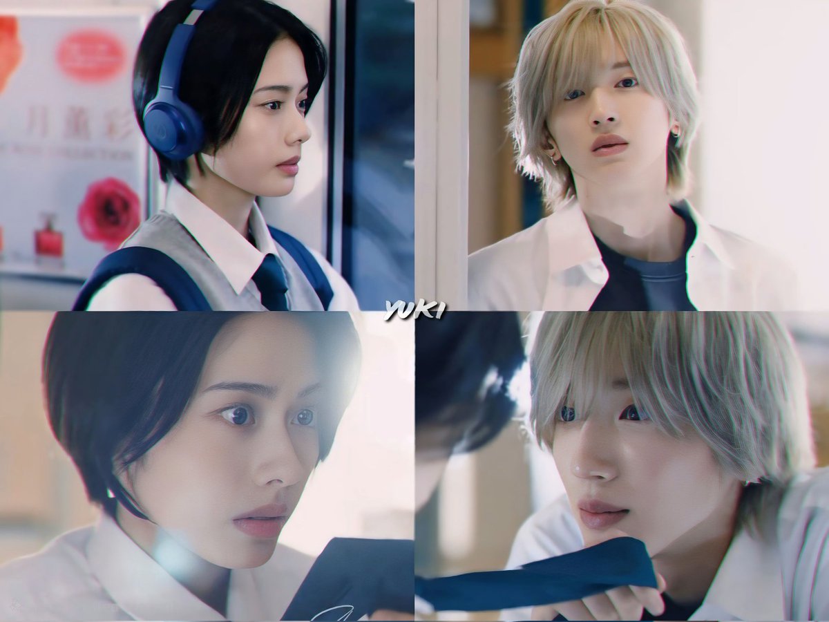 Seira Anzai and Shunsuke Michieda as Yoi Takaguchi and Kohaku Ichimura in the live-action adaptation of Uruwashi no Yoi no Tsuki. The film premieres on October 23.