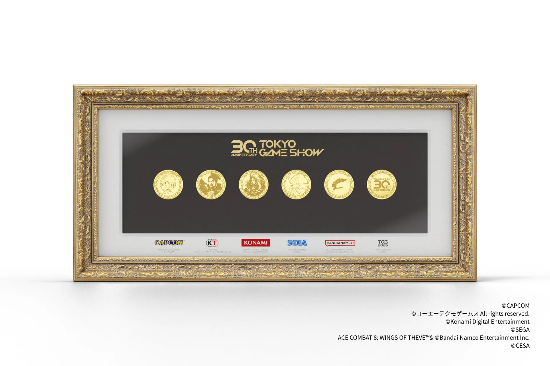 TGS 2026 Special Offer: “30th Anniversary Ticket” Now on Sale! Includes 6 types of pure gold medals featuring designs from popular games - Saiga NAK