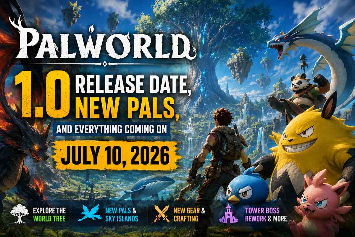 Palworld 1.0 Release Date, New Pals, and Everything Coming on July 10