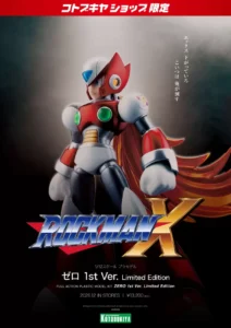 Kotobukiya Unveils "Mega Man X Zero 1st Ver. Limited Edition" 1/12 Scale Model Kit Featuring Largest-Ever Spiral Crush Buster Effect!