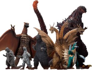 Amazon.com: Deagostini Toho Kaiju Collection Special Edition 1/700 Scale PVC Pre-Painted Figure Set : Toys & Games