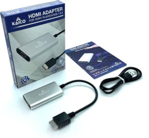 Amazon.com: Kaico PS1 HDMI / PS2 AV Cable Compatible with Sony PlayStation & PS2 Models - Switch Between RGB & Component - PS1 & PS2 to HDMI Converter for Any HD TV |