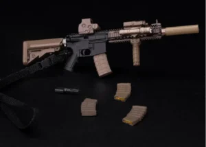Hasuki WM-04A Assault Rifle Set Black Gold 1/12 Action Figure Option Part JAPAN