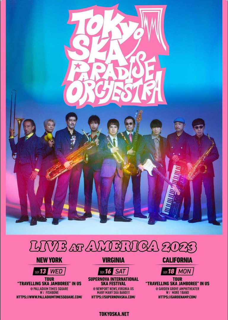 Tokyo Ska Paradise Orchestra playing US shows this month (NYC w/ Fishbone)