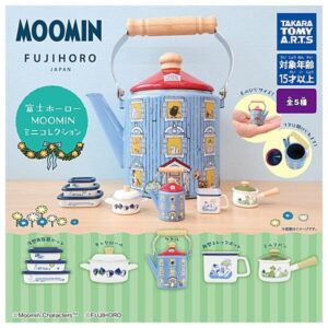 TAKARA TOMY ARTS FUJIHORO Moomin Mini Collection 5 Types Full Capsule Toy Gacha | eBay