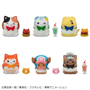 MEGA CAT PROJECT ONE PIECE NyanPieceNyan！DINER！ (BOX of 6pcs) - Oh Gatcha