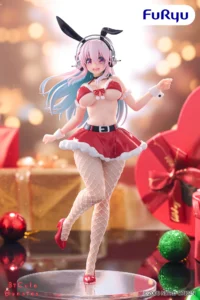 Super Sonico Series Bi Cute Bunnies Figure - Christmas Ver. [Pre-Order – JumpIchiban