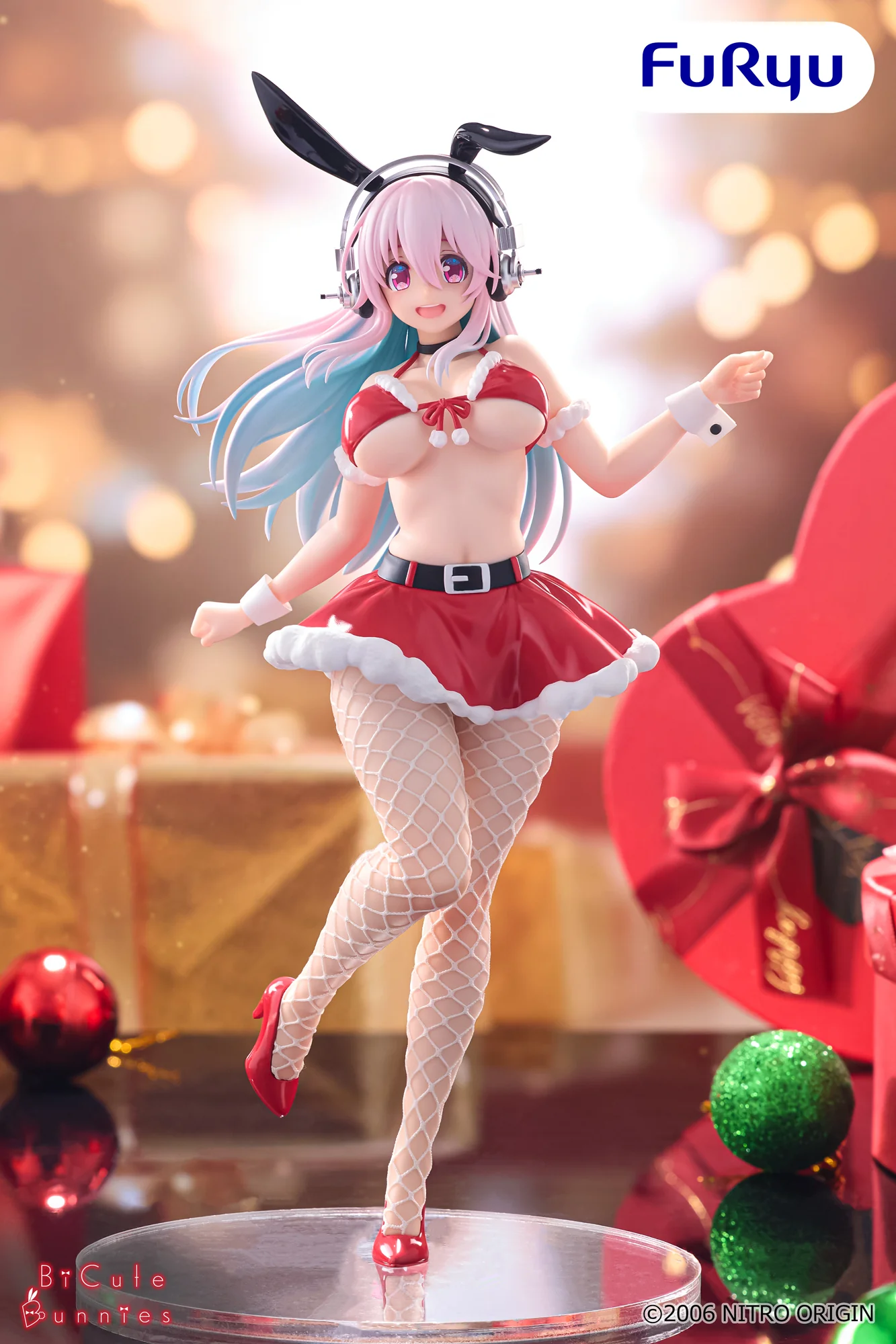 Super Sonico Series Bi Cute Bunnies Figure - Christmas Ver. [Pre-Order – JumpIchiban