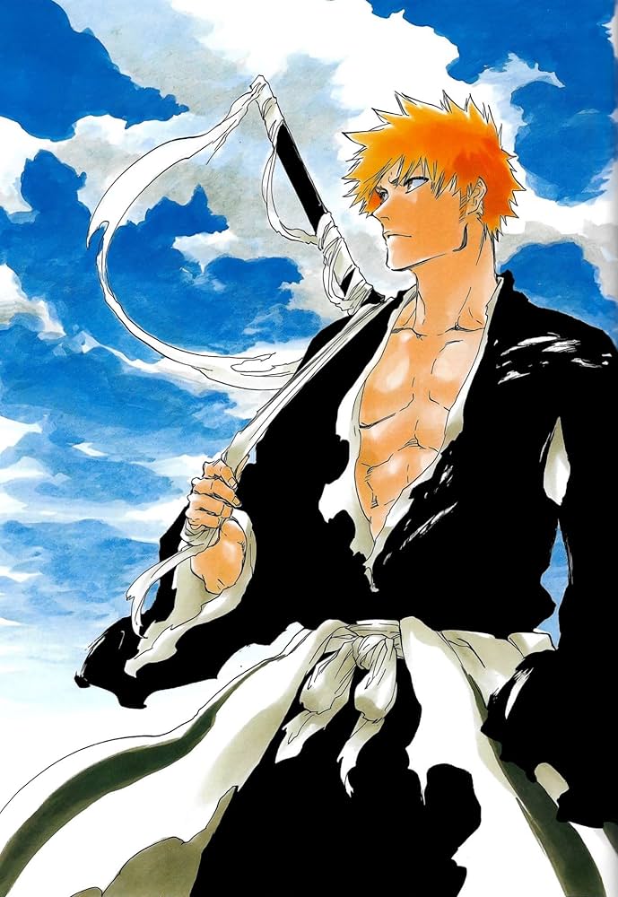 Amazon.com: ZJIZOU Bleach Kurosaki Ichigo Anime Art Poster, Music Album Cover, Wall Art Decor Canvas for Bedroom, 12x18inch(30x45cm): Posters & Prints