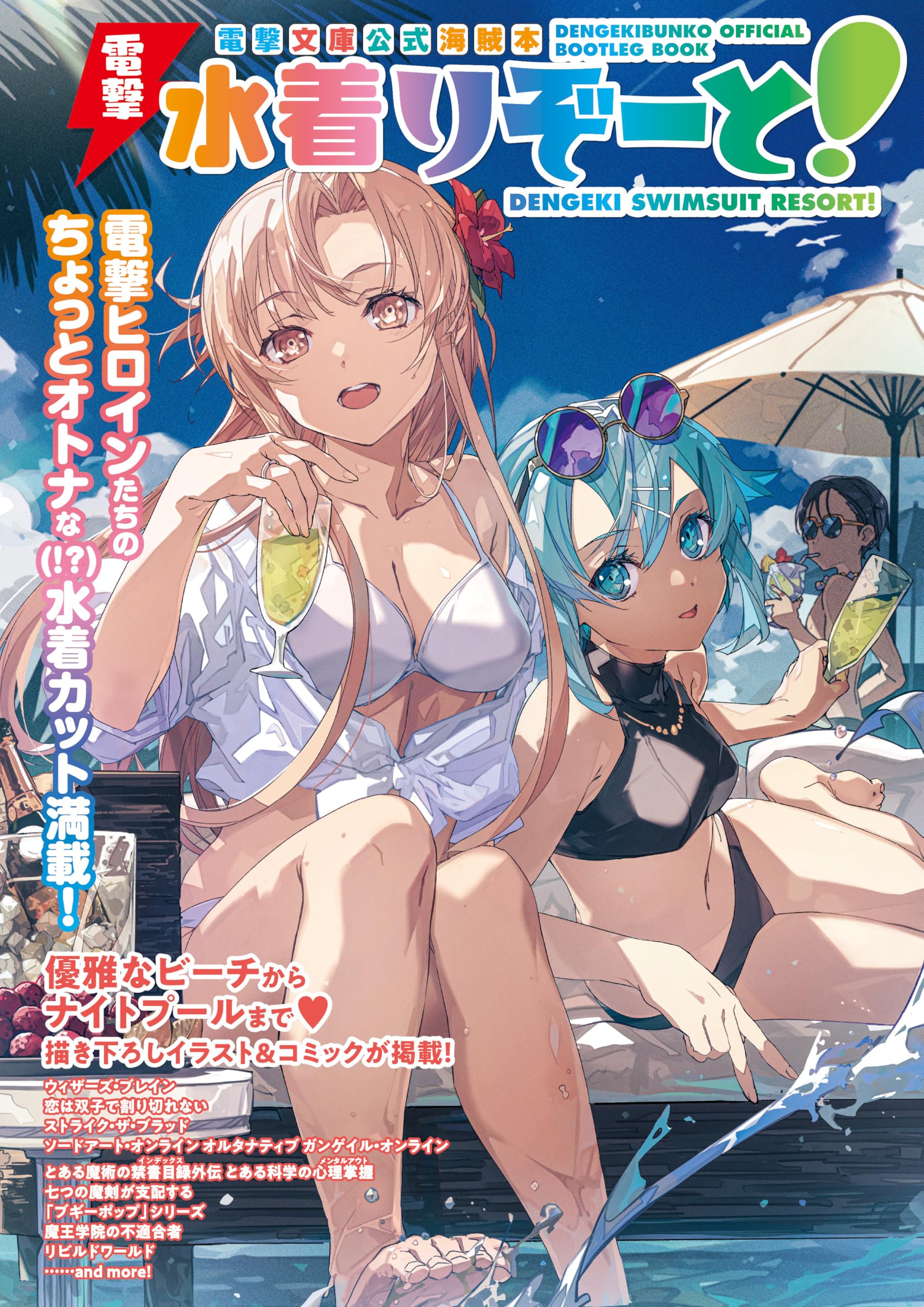 Amazon.co.jp: KADOKAWA Dengeki Bunko Official Pirate Book Dengeki Swimsuit Resort! 210mm × 297mm Paper : Toys & Games