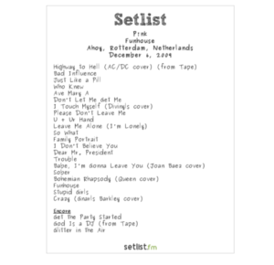 5 of P!nk's Best Cover Songs | setlist.fm
