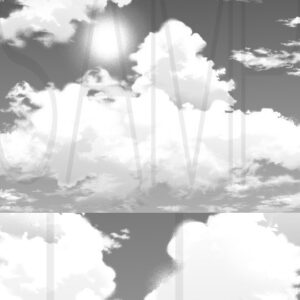 Cumulonimbus Cloud 03 Tone + Sun - Manga Materials