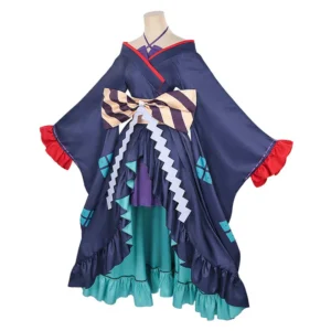 Cosmic Princess Kaguya! (2026) Tsukimi Yachiyo Kimono Stage Gown Outfit Women Halloween Carnival Party Cosplay Costume