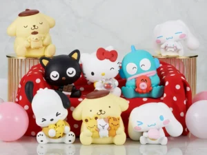 Hello Kitty & Friends Perihapi! Katazun Hug Box of 8 Random Figures