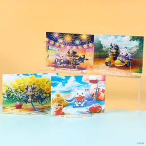 📍OPEN PO NIJISANJI Debirun Summer Vacation Goods ✓ Bersih INA ‼️ BOOK = NO CANCEL 💰 Price List : Acrylic Diorama 480k | DP 340k Random Sticker 95k | DP 70k Summer