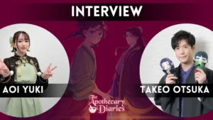 The Apothecary Diaries Interview: Aoi Yuki and Takeo Otsuka on Maomao, Jinshi, and Secrets of the Frog Scene | Anime Atelier