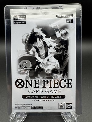 Welcome Pack 2026 Vol 1 - One Piece Promotion Card C2E2 Sealed | eBay