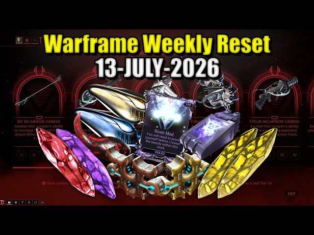 WF Weekly 13 JULY TO 19 JULY 2026 (with Timestamps)