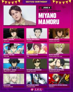 Happy 39th Birthday to the outstanding Miyano Mamoru! The amazing VA that voiced our Shining Airgetlám, Bedivere! : r/grandorder