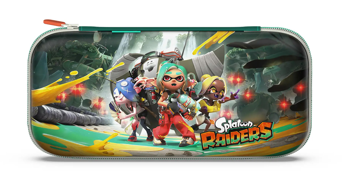 🎮PowerA has released a "Splatoon Raiders"-themed slim case compatible with the Nintendo Switch 2! It features a stand function that lets you prop up the console. - Saiga NAK
