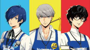 New Persona 3, 4 & 5 Protagonists Illustration Revealed Via Merch Collab - Noisy Pixel